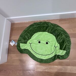 Turtle blankie personalized with the name “Gabe” NWT